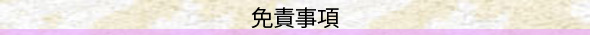 免責事項